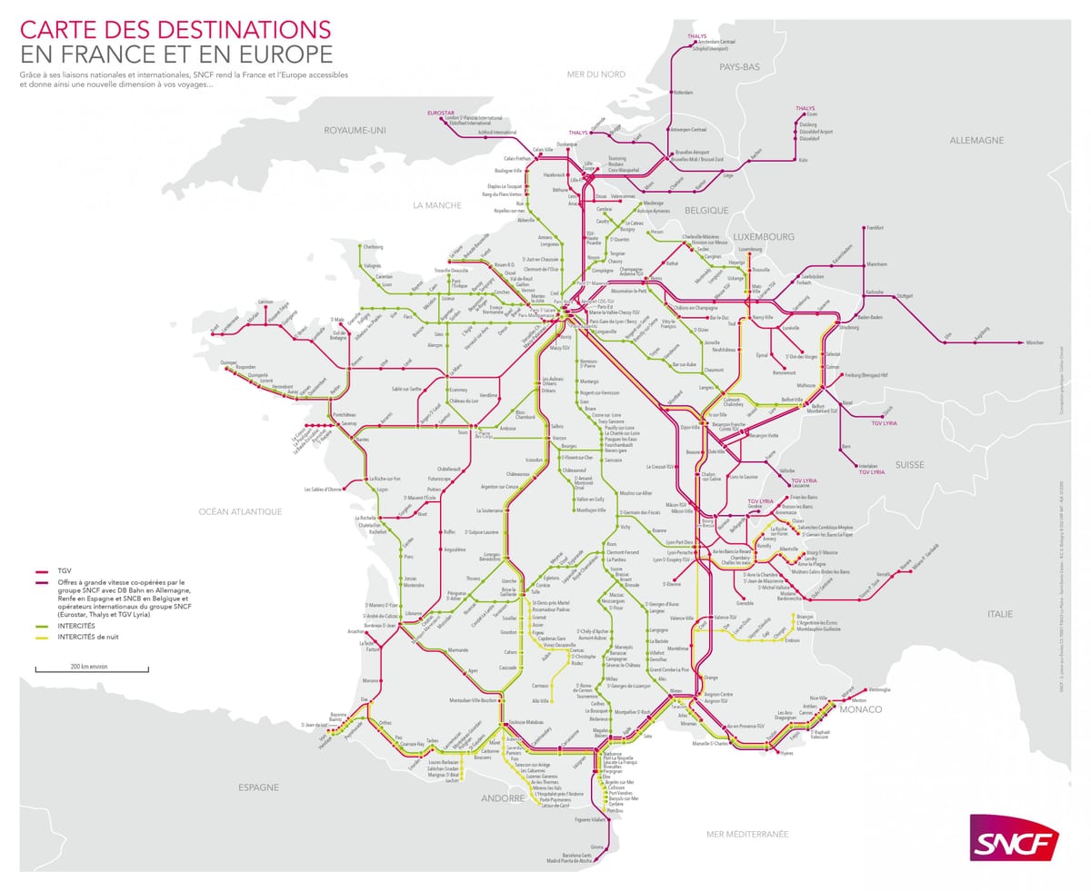 Željeznički kolodvor Toulouse karti