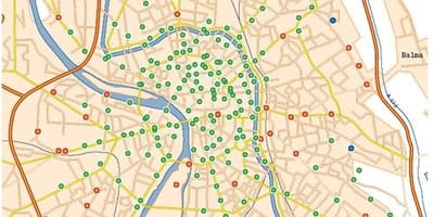 Karta Toulouse bicikl